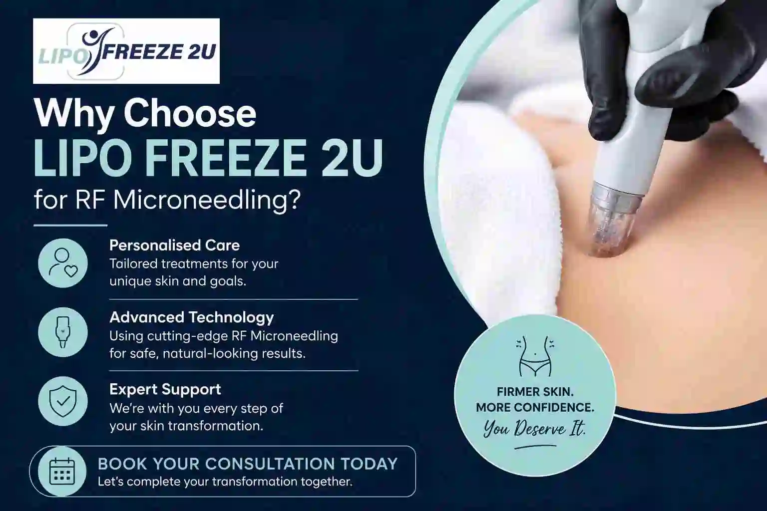 Why Choose LIPO FREEZE 2U for RF Microneedling Acton?