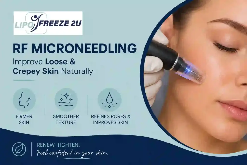 Can RF Microneedling Help Improve Loose and Crepey Skin Acton?